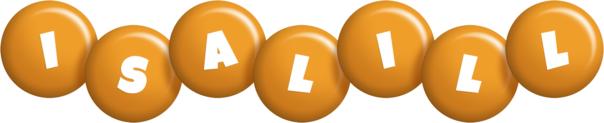 Isalill candy-orange logo