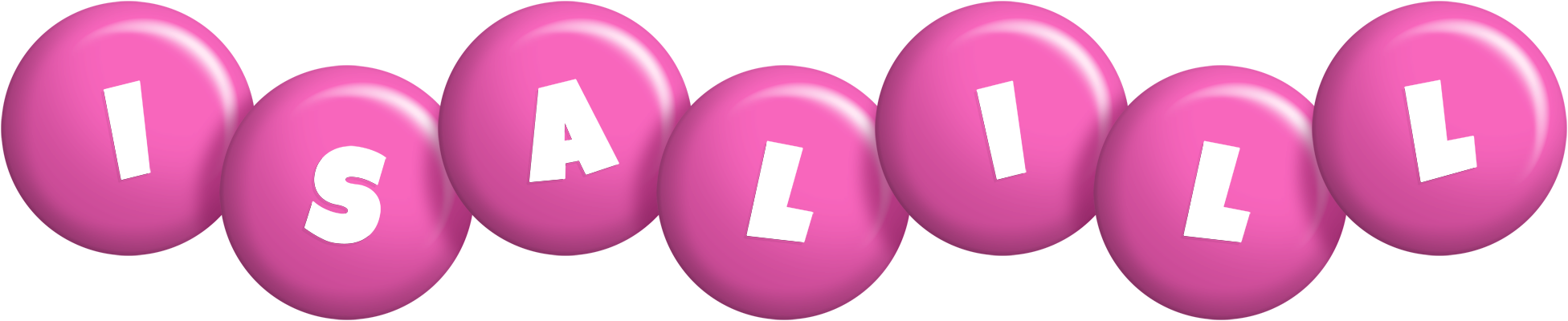 Isalill candy-pink logo