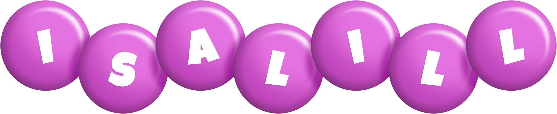 Isalill candy-purple logo
