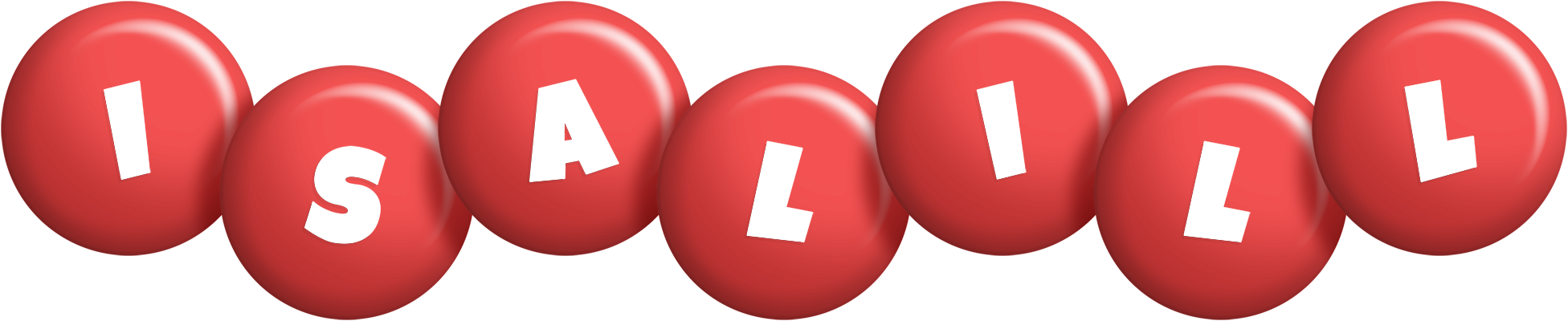 Isalill candy-red logo