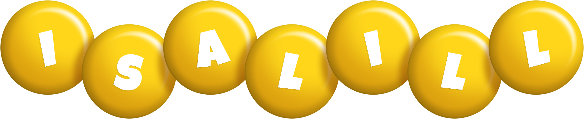 Isalill candy-yellow logo