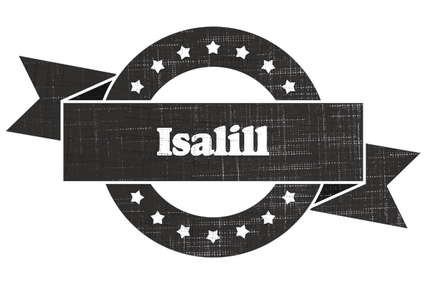 Isalill grunge logo