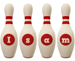 Isam bowling-pin logo