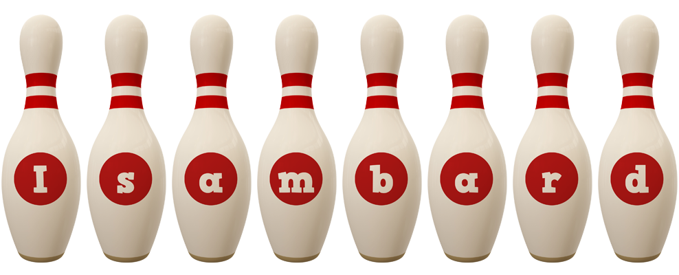 Isambard bowling-pin logo