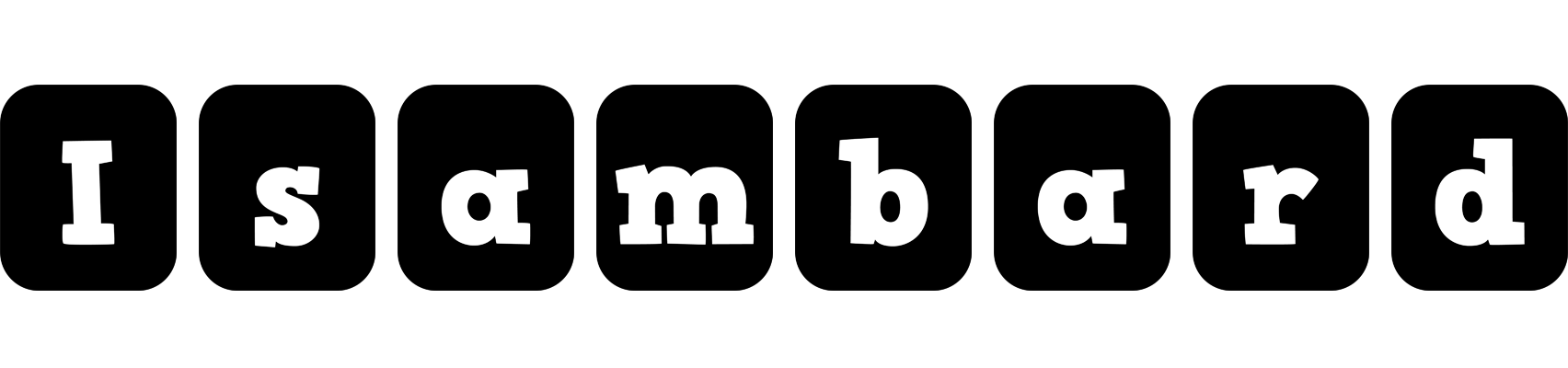 Isambard box logo