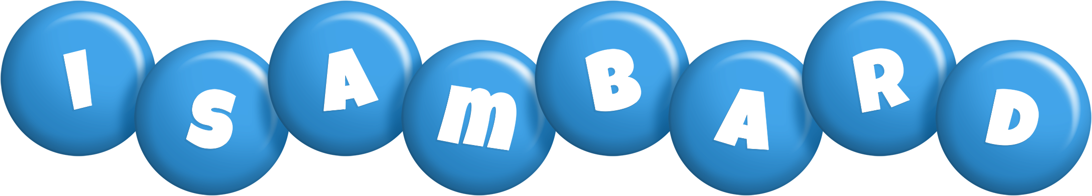 Isambard candy-blue logo