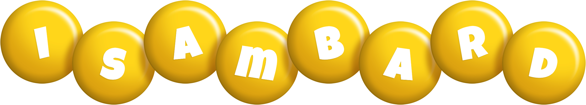 Isambard candy-yellow logo