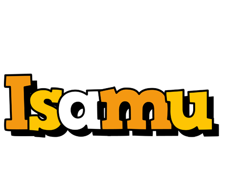 Isamu cartoon logo