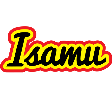 Isamu flaming logo
