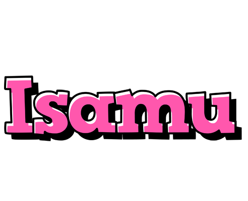 Isamu girlish logo