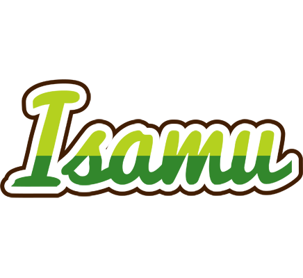 Isamu golfing logo