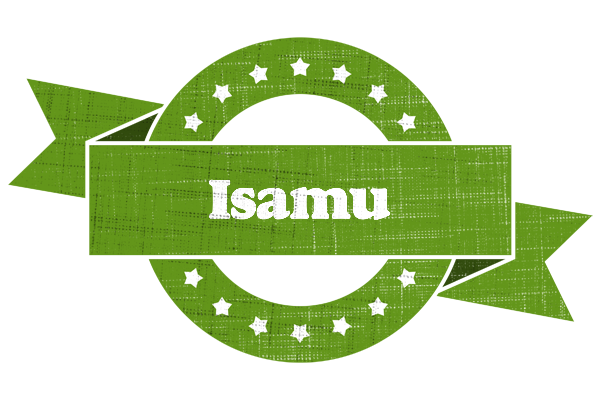 Isamu natural logo