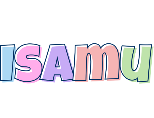 Isamu pastel logo