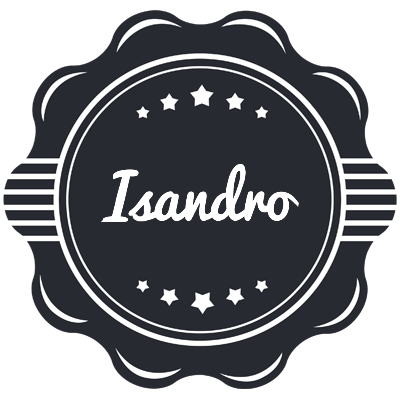Isandro badge logo