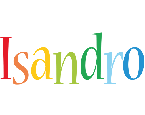 Isandro birthday logo