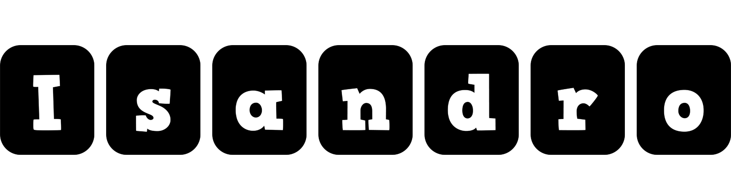 Isandro box logo