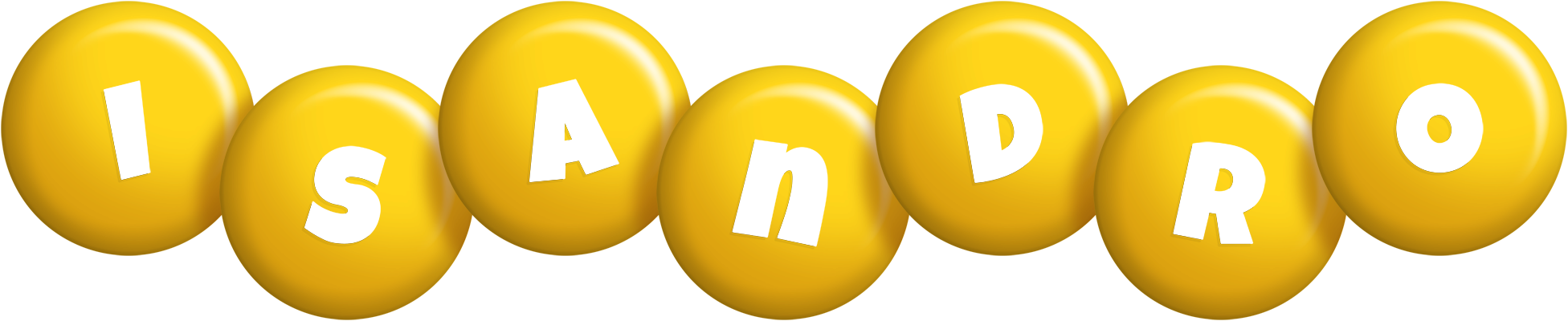 Isandro candy-yellow logo