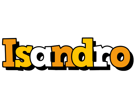 Isandro cartoon logo