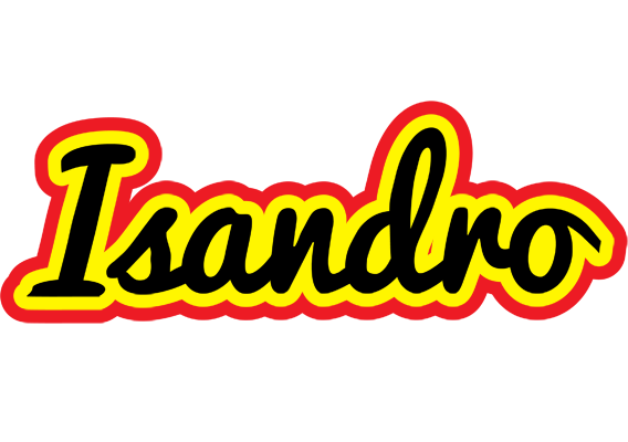 Isandro flaming logo