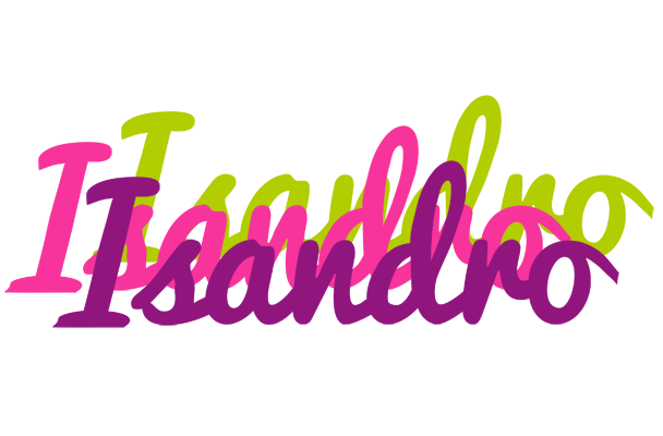 Isandro flowers logo