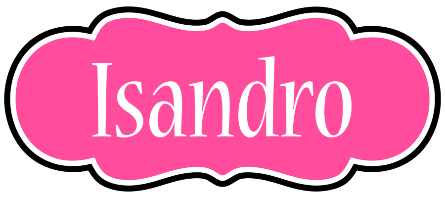 Isandro invitation logo