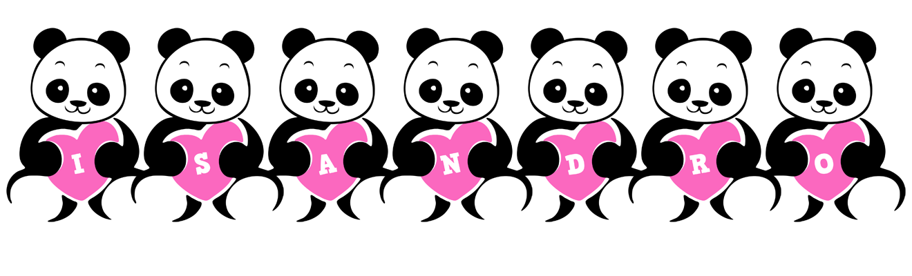 Isandro love-panda logo
