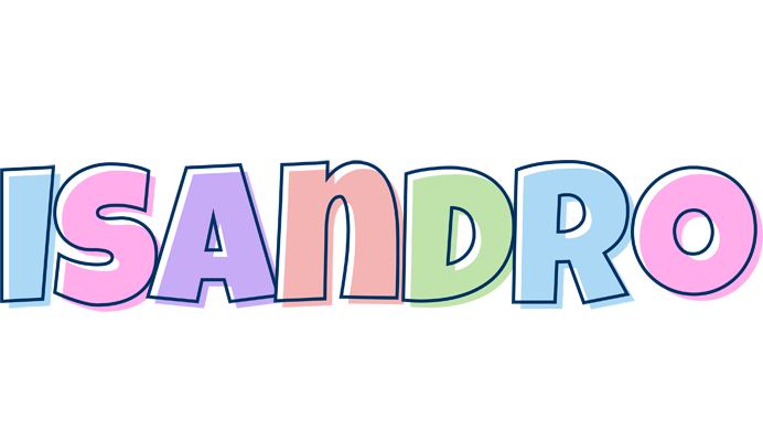 Isandro pastel logo