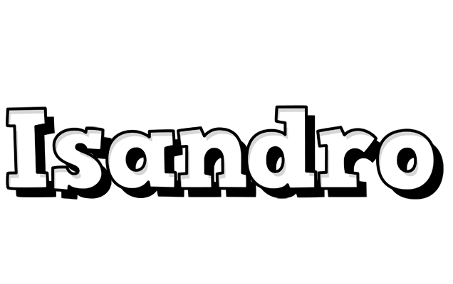 Isandro snowing logo