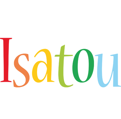 Isatou birthday logo