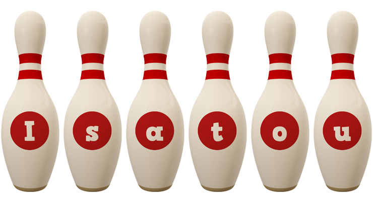 Isatou bowling-pin logo