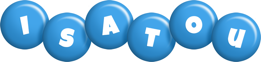 Isatou candy-blue logo