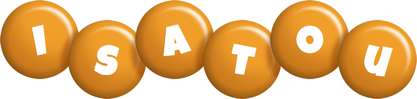 Isatou candy-orange logo