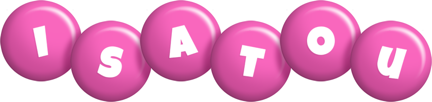 Isatou candy-pink logo