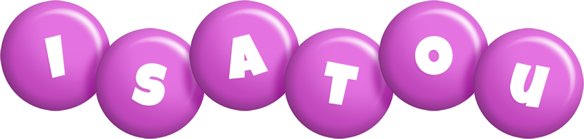 Isatou candy-purple logo