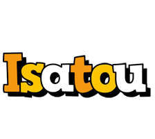 Isatou cartoon logo