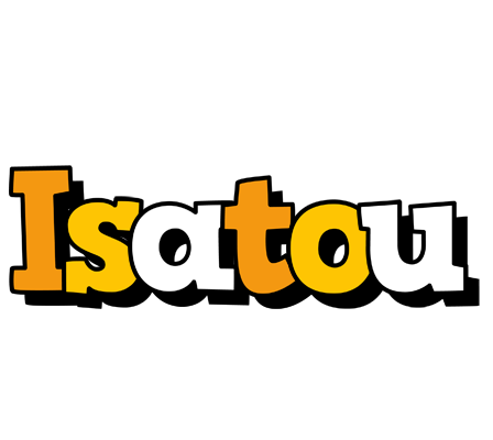 Isatou cartoon logo
