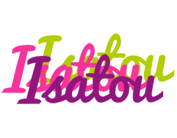 Isatou flowers logo