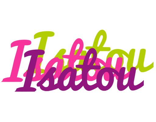 Isatou flowers logo