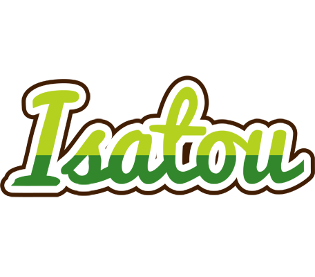 Isatou golfing logo