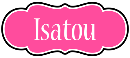 Isatou invitation logo