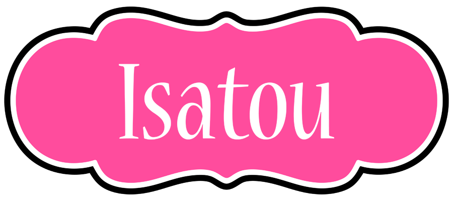 Isatou invitation logo