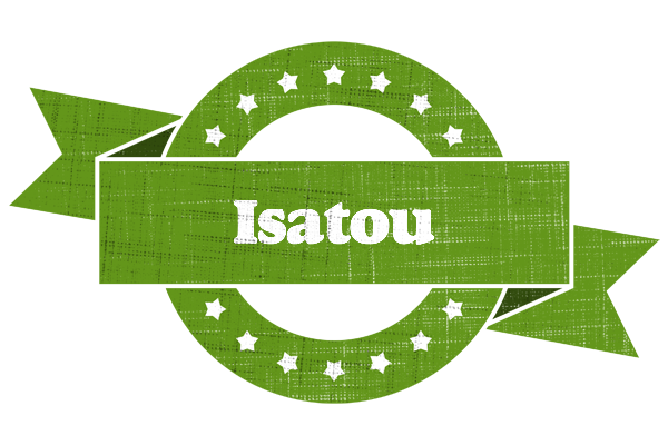 Isatou natural logo