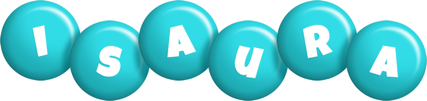 Isaura candy-azur logo