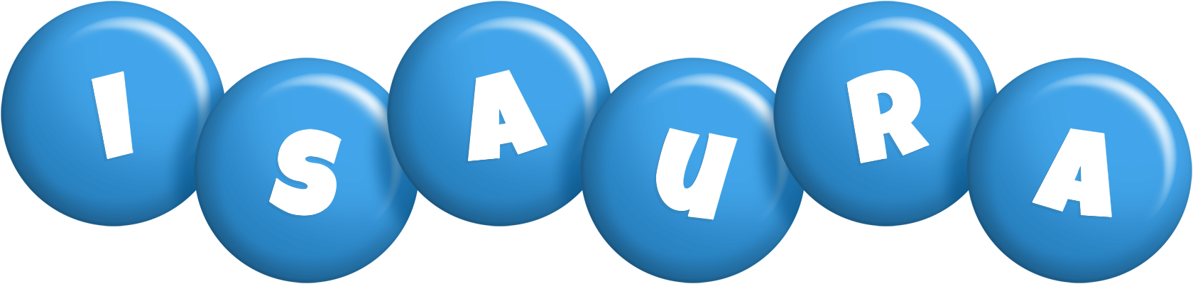 Isaura candy-blue logo