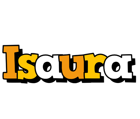 Isaura cartoon logo
