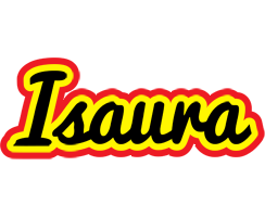 Isaura flaming logo