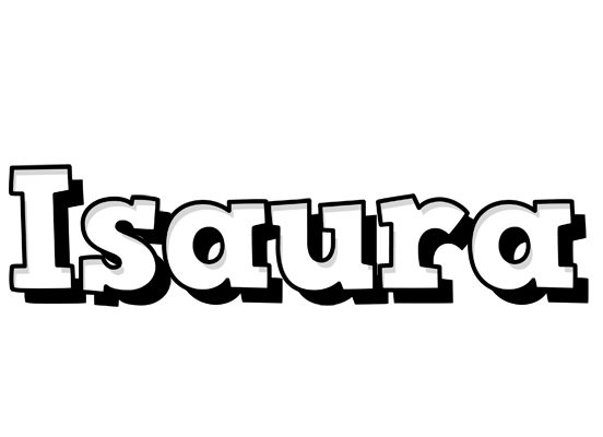 Isaura snowing logo