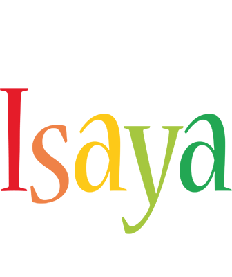 Isaya birthday logo