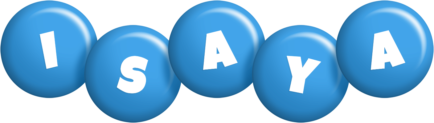 Isaya candy-blue logo