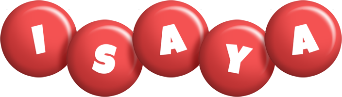 Isaya candy-red logo